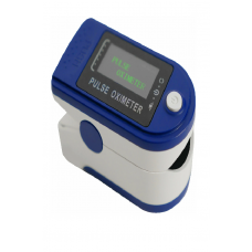 Портативный Пульсоксиметр на палец Fingertip Pulse Oximeter синий
