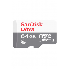 Карта памяти microSDXC UHS-I SANDISK Ultra Light 64 ГБ, 100 МБ/с, Class 10
