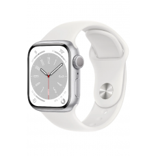 Apple Watch Series 8 45 мм Aluminium Case, Silver Sport Band