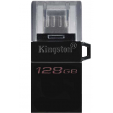 Флешка USB Kingston DataTraveler microDuo 3 G2 128ГБ, USB3.0, Черный