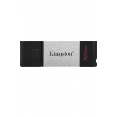 Флешка USB (Type-C) Kingston DataTraveler 80 DT80/32GB 32ГБ, USB3.0, Черный