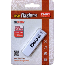 Флешка USB DATO DB8001 32ГБ, USB2.0, Белый