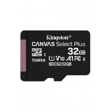 Карта памяти microSDHC UHS-I U1 Kingston CanvSelect Plus 32 ГБ, 100 МБ/с, Class 10, SDCS2/32GBSP