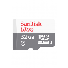 Карта памяти microSDHC UHS-I SANDISK Ultra Light 32 ГБ, 100 МБ/с, Class 10, SDSQUNR-032G-GN3MN