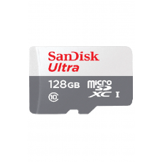 Карта памяти microSDXC UHS-I SANDISK Ultra Light 128 ГБ, 100 МБ/с, Class 10, SDSQUNR-128G-GN6TA