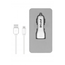 Krutoff Автомобильное зарядное устройство (АЗУ) 2xUSB+ кабель micro USB