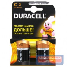 Батарейка Duracell C LR14-2BL(2шт в упаковке)цена за 1шт