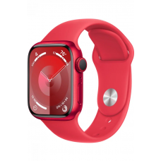 Apple Watch Series 9 45 мм Aluminium Case GPS, (PRODUCT)RED Sport Band